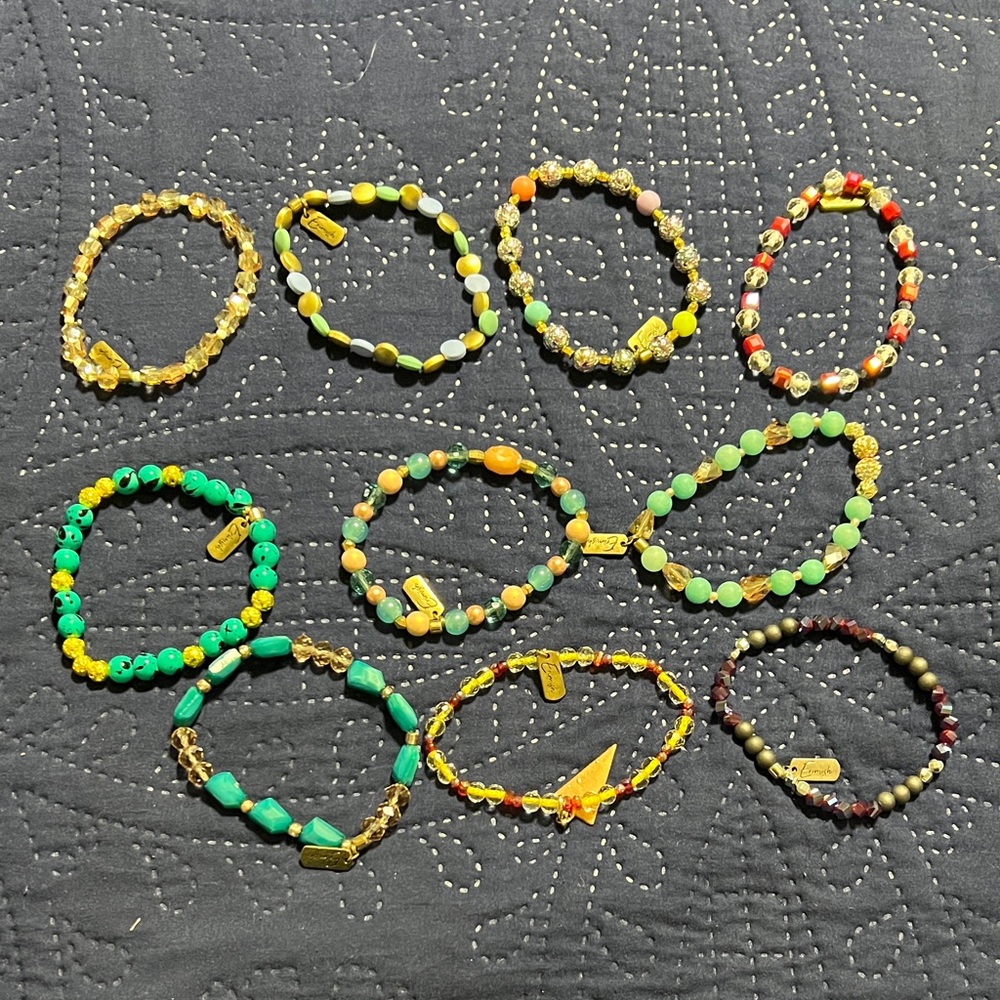Erimish Multicolor Beaded Bracelet Set
